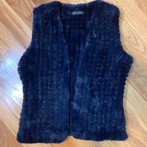 Rino & Pelle furry vest size xs. Never worn